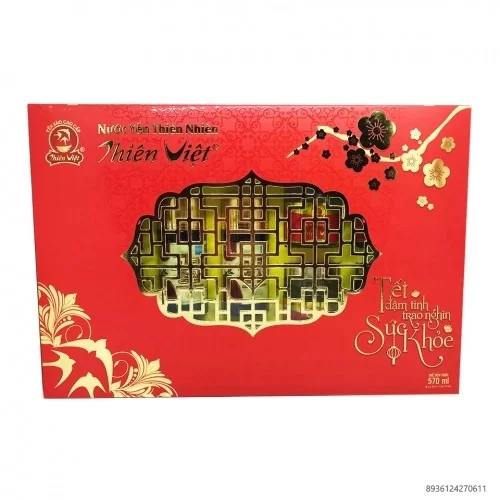 Hộp Yến Có Đường 6+2 Lọ Hồng Sâm Thiên Việt